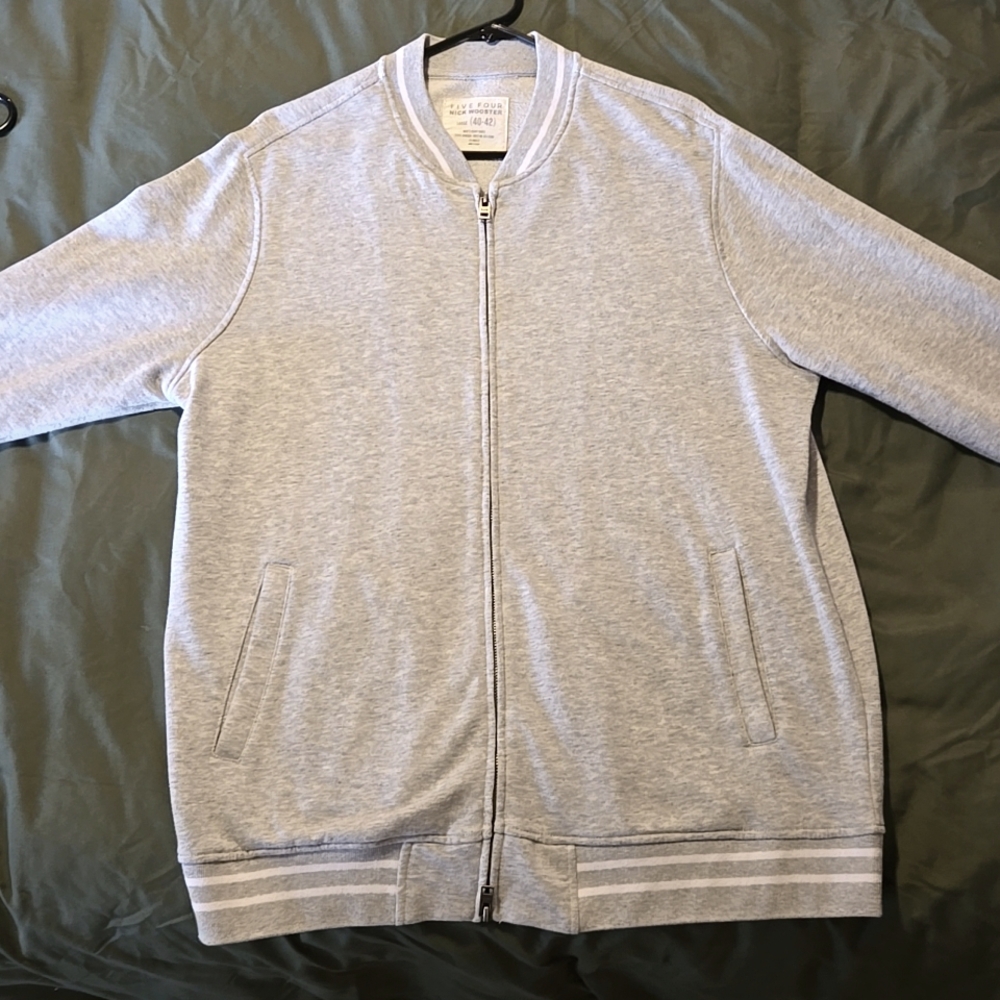 Light grey bomber jacket by Five Four